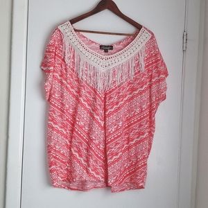 Womens Absolutely Famous Top Plus Size 3X